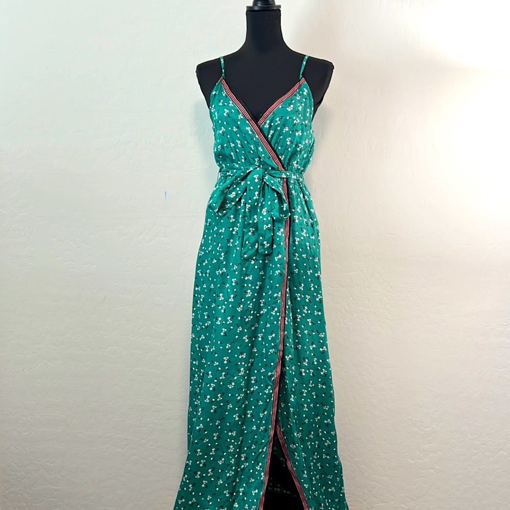 Billabong Green Floral Maxi Dress